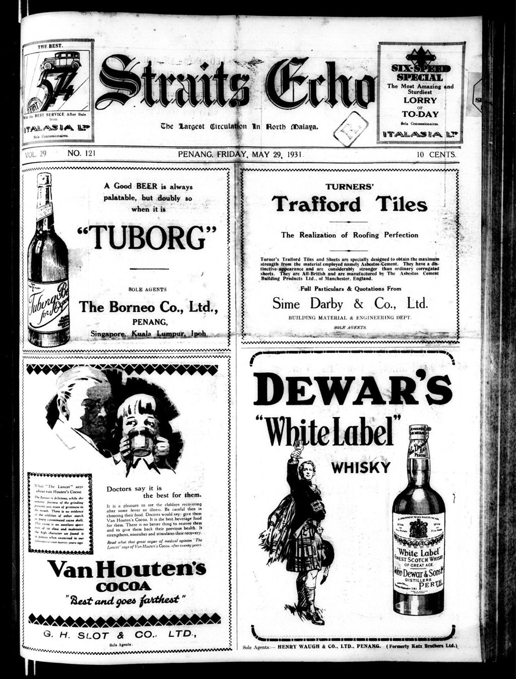 Miniature of Straits Echo 29 May 1931