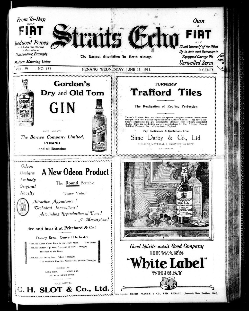 Miniature of Straits Echo 17 June 1931