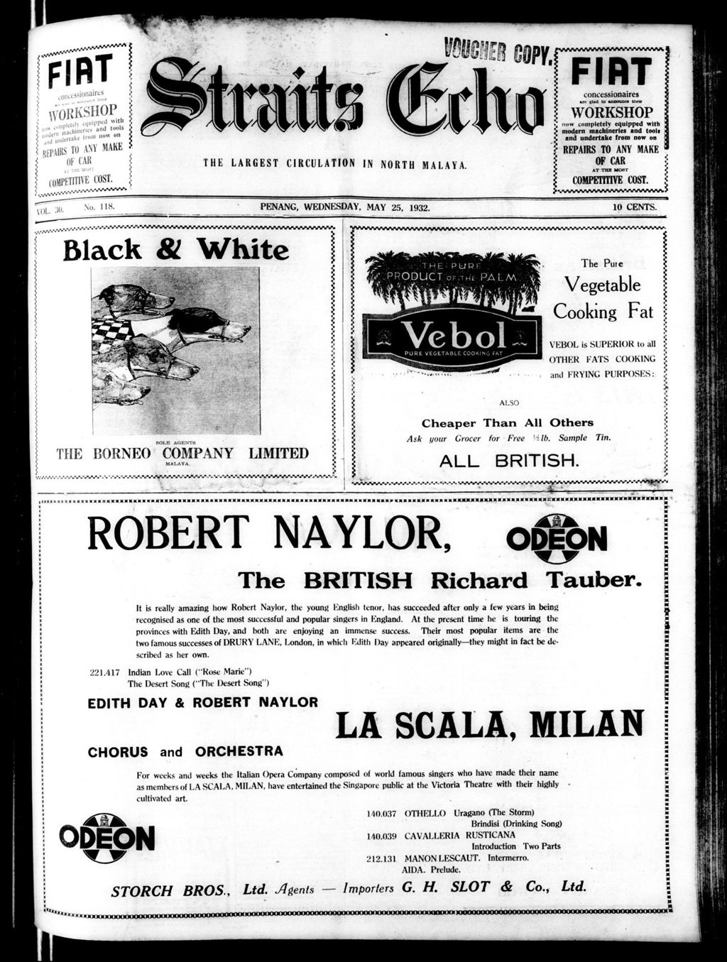 Miniature of Straits Echo 25 May 1932