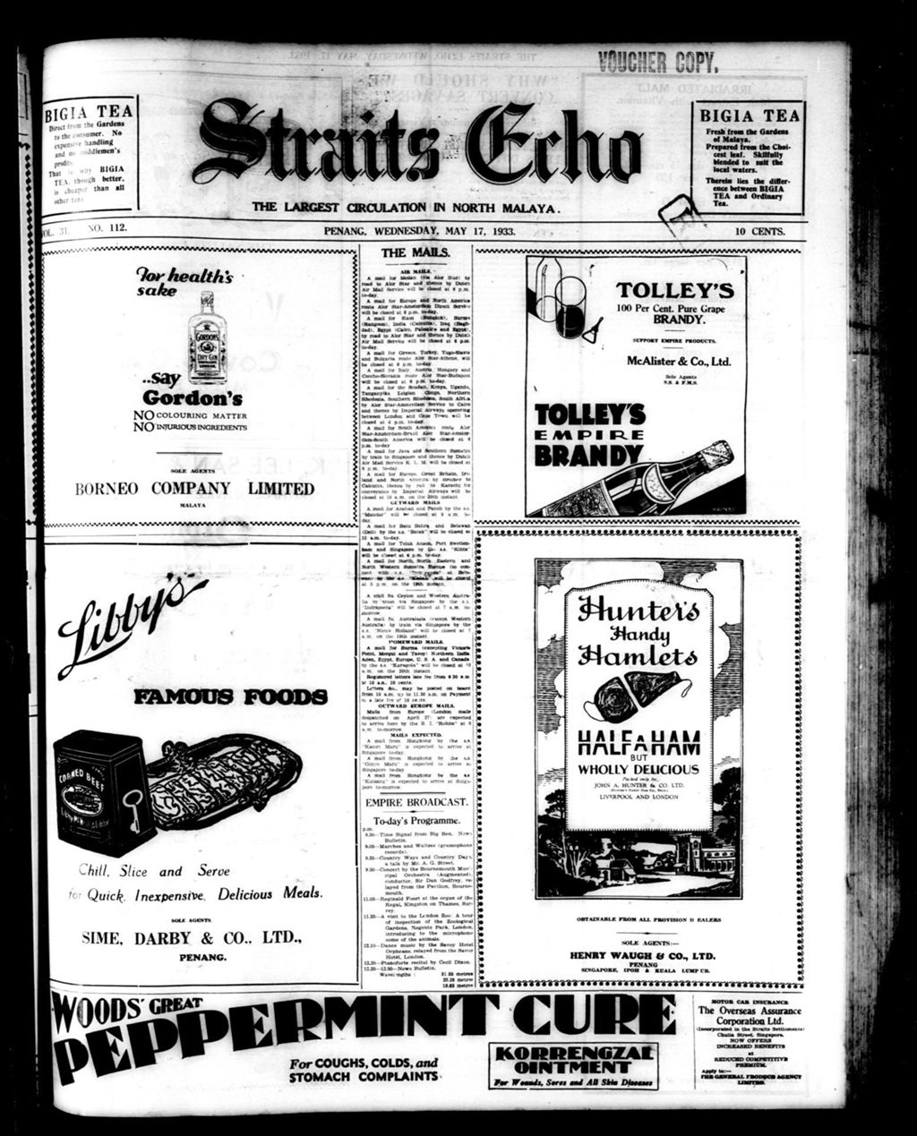 Miniature of Straits Echo 17 May 1933