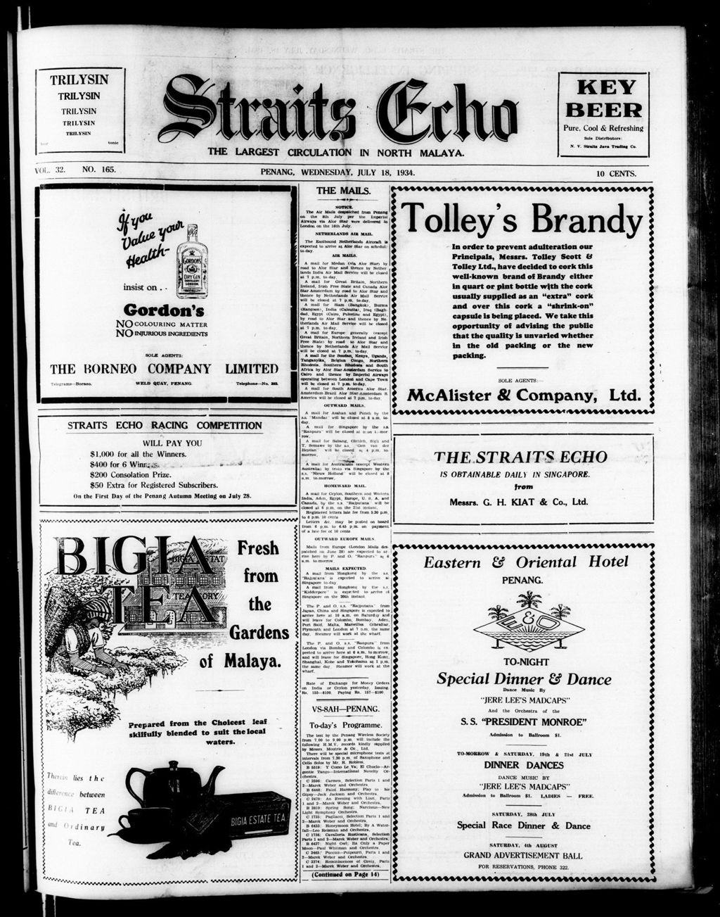 Miniature of Straits Echo 18 July 1934