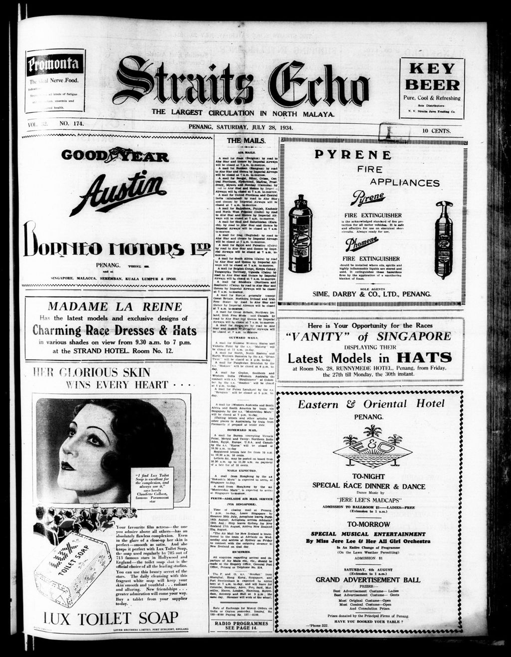 Miniature of Straits Echo 28 July 1934