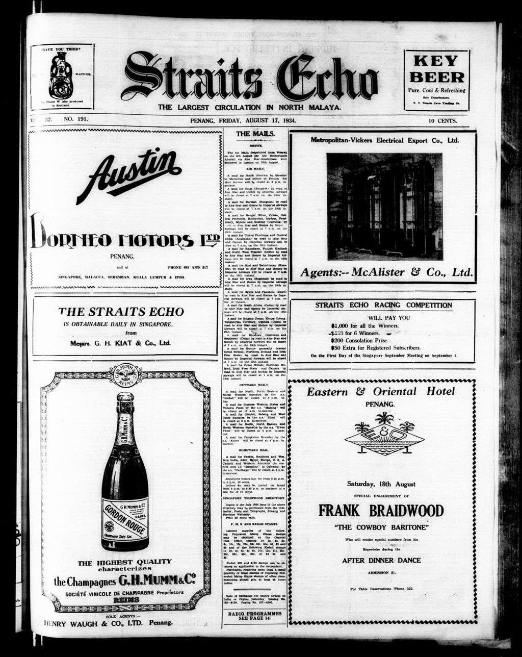 Miniature of Straits Echo 17 August 1934