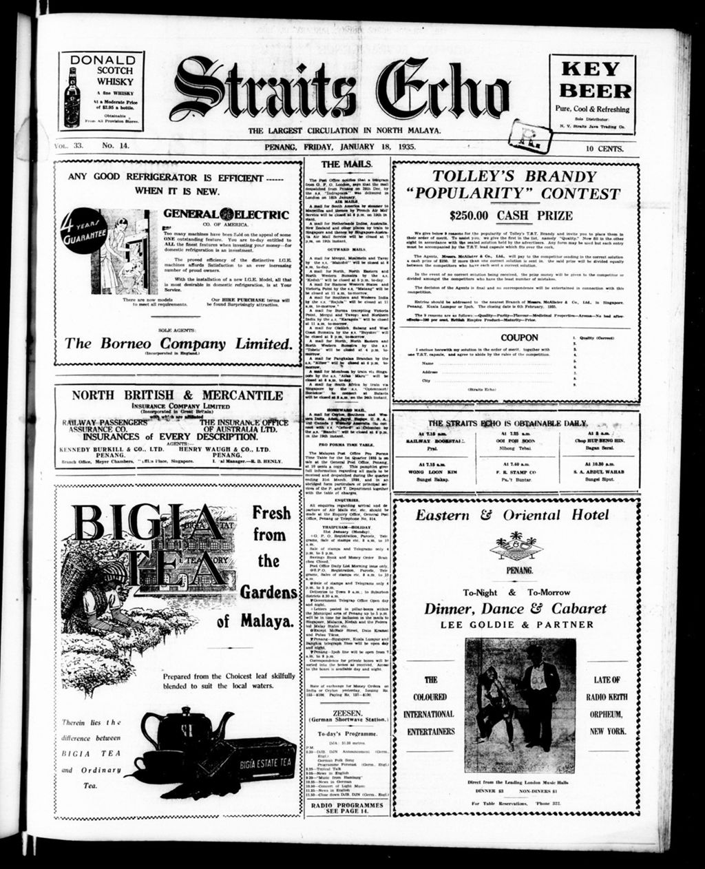 Miniature of Straits Echo 18 January 1935