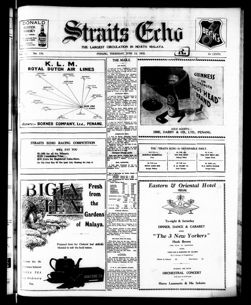 Miniature of Straits Echo 13 June 1935