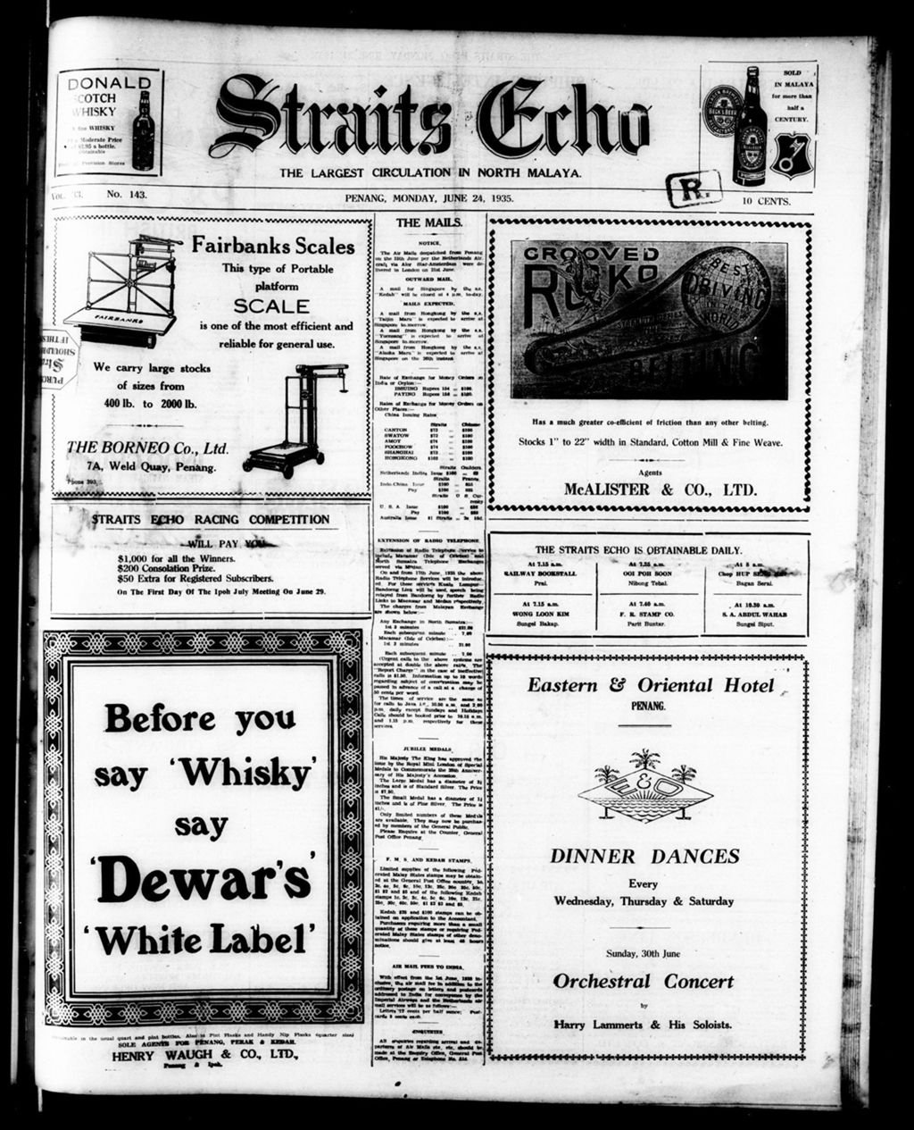 Miniature of Straits Echo 24 June 1935