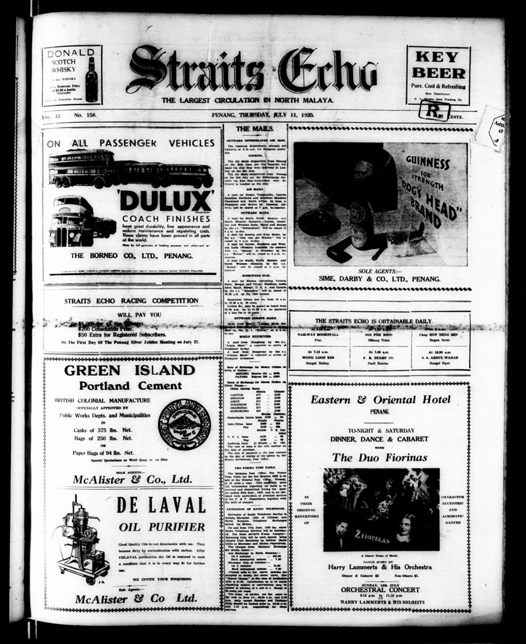 Miniature of Straits Echo 11 July 1935