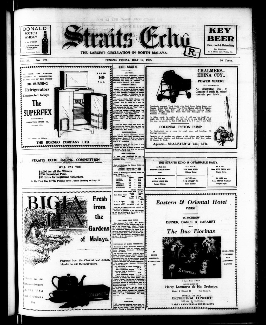 Miniature of Straits Echo 12 July 1935