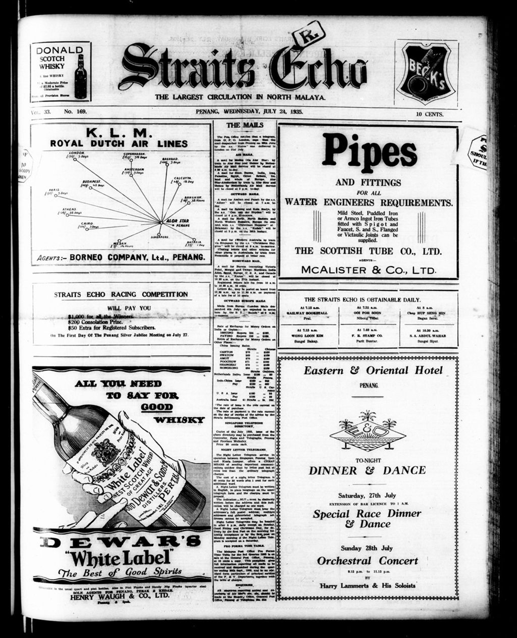 Miniature of Straits Echo 24 July 1935