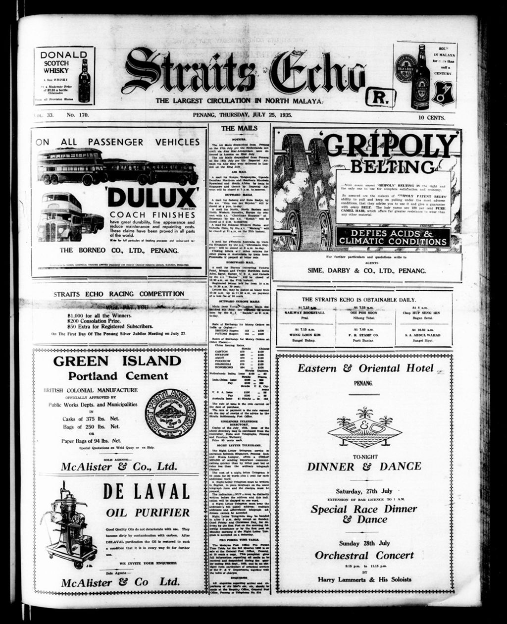 Miniature of Straits Echo 25 July 1935