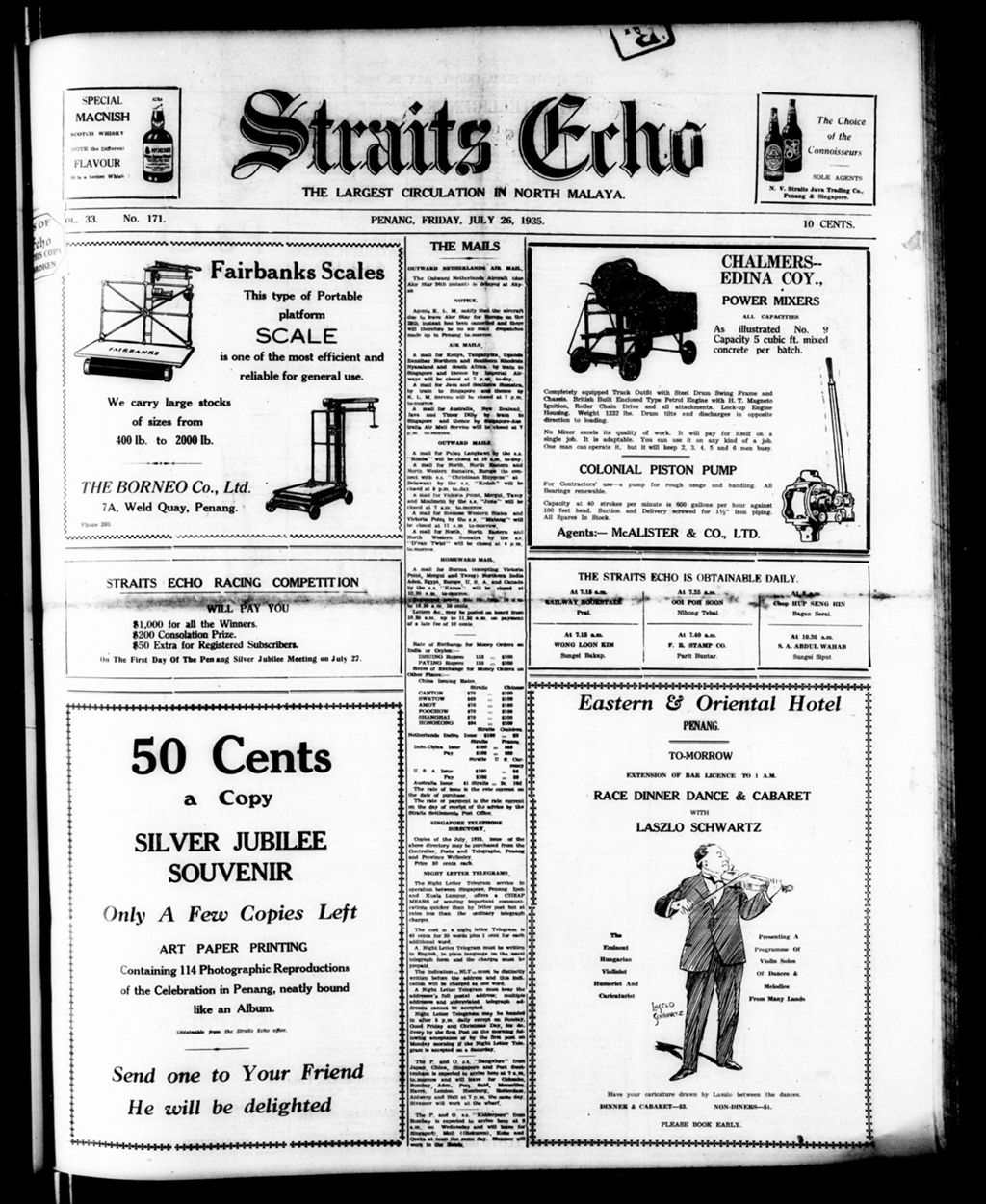 Miniature of Straits Echo 26 July 1935