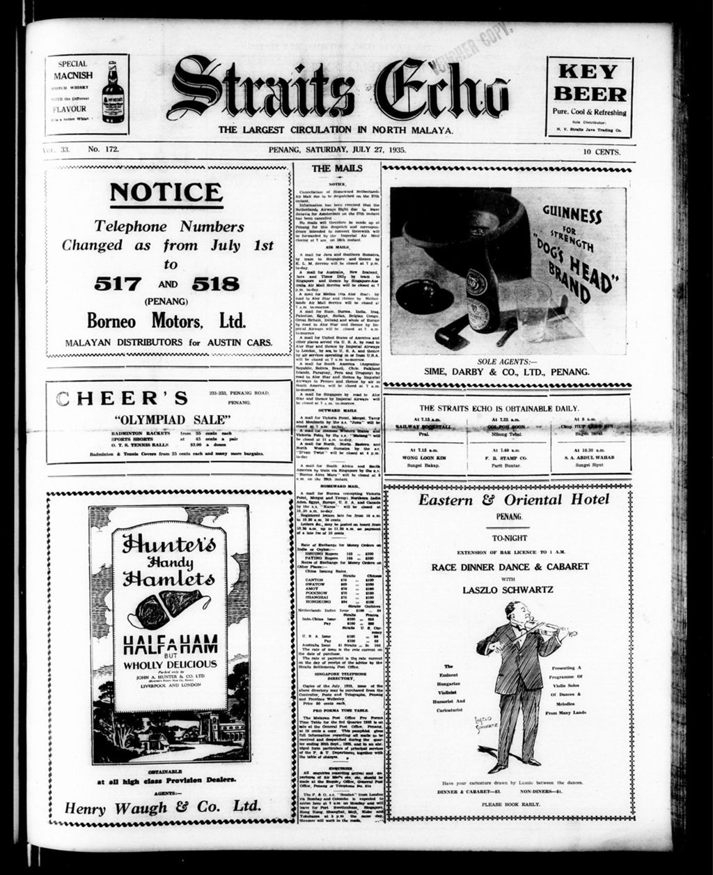 Miniature of Straits Echo 27 July 1935