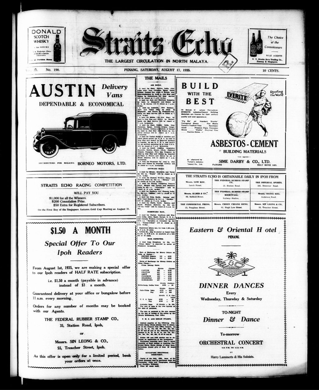 Miniature of Straits Echo 17 August 1935