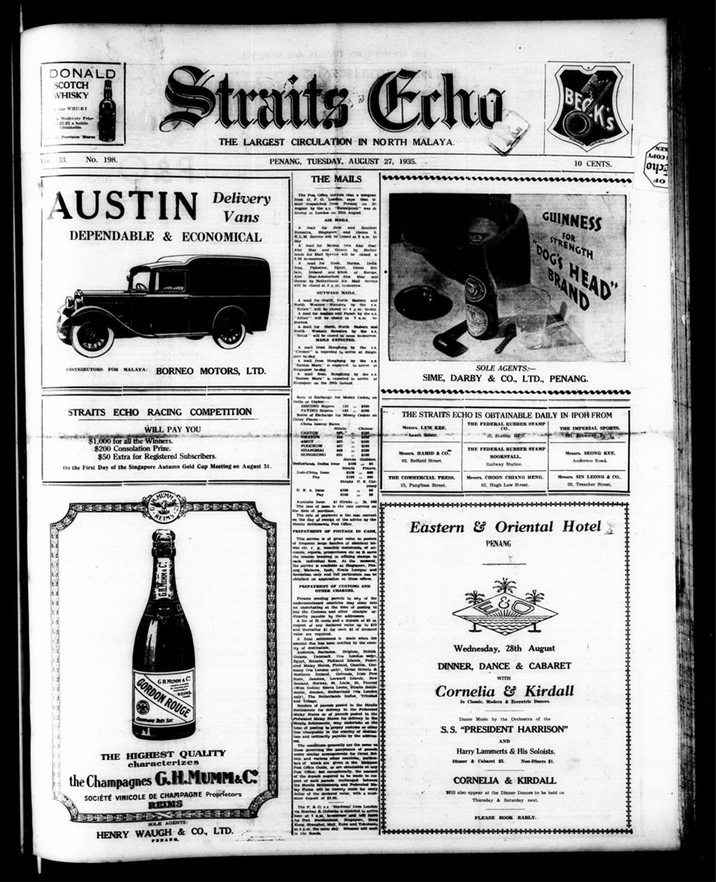 Miniature of Straits Echo 27 August 1935