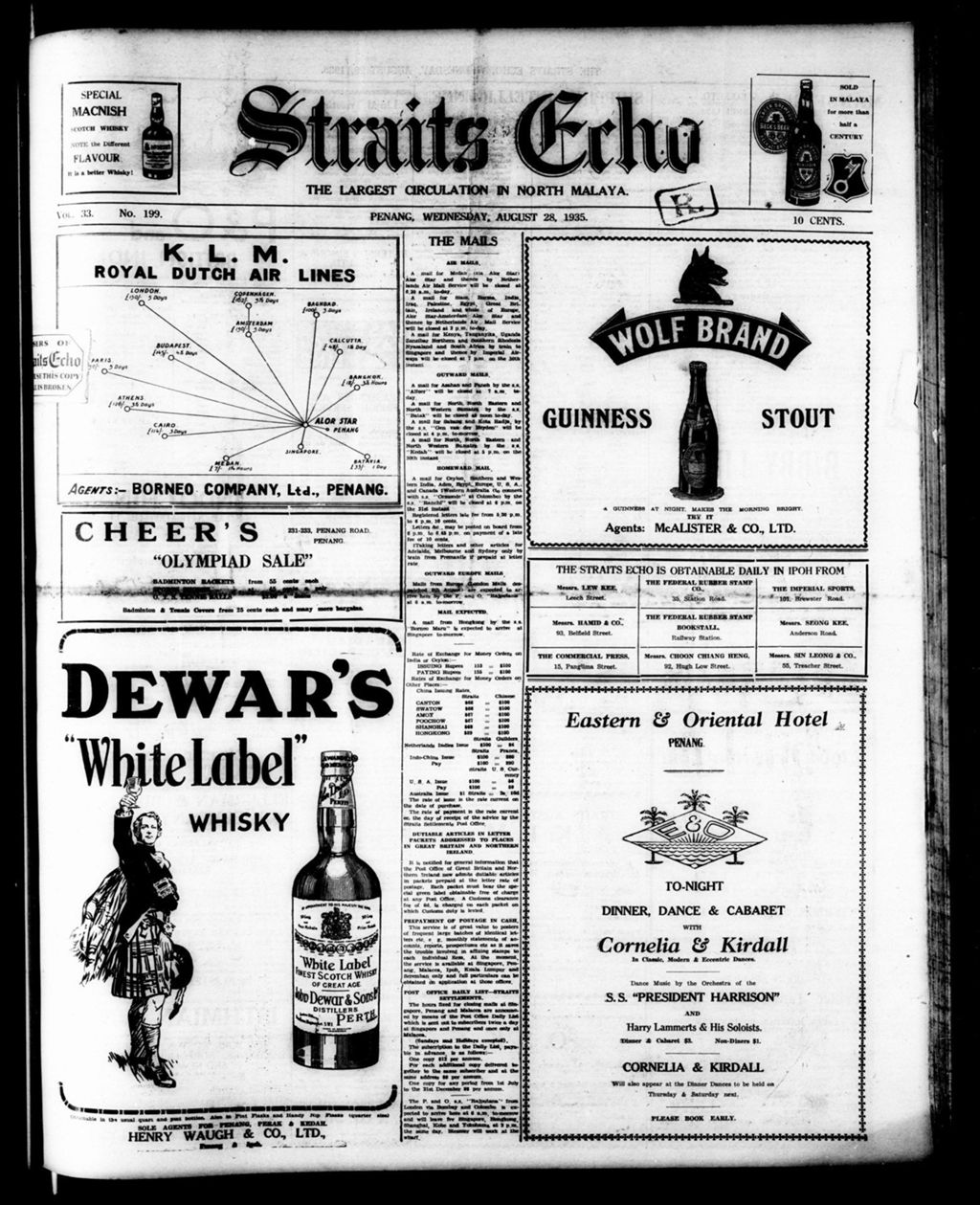 Miniature of Straits Echo 28 August 1935