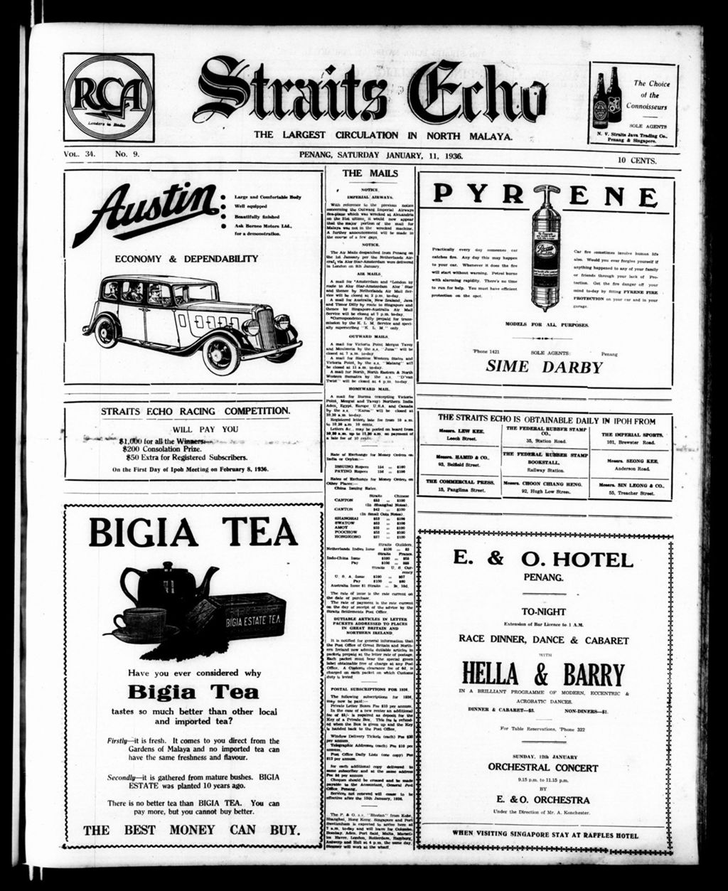 Miniature of Straits Echo 11 January 1936