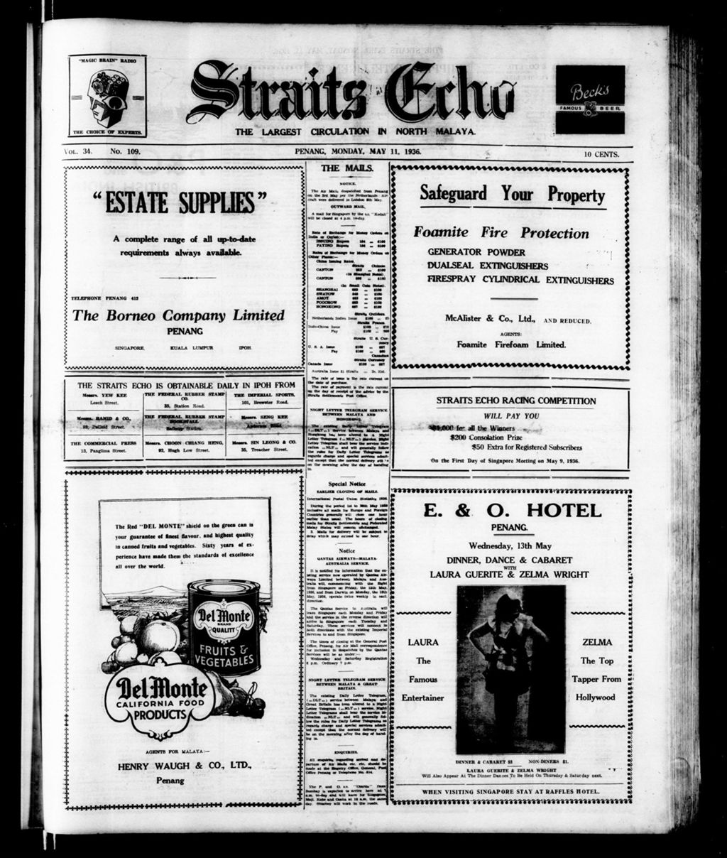 Miniature of Straits Echo 11 May 1936