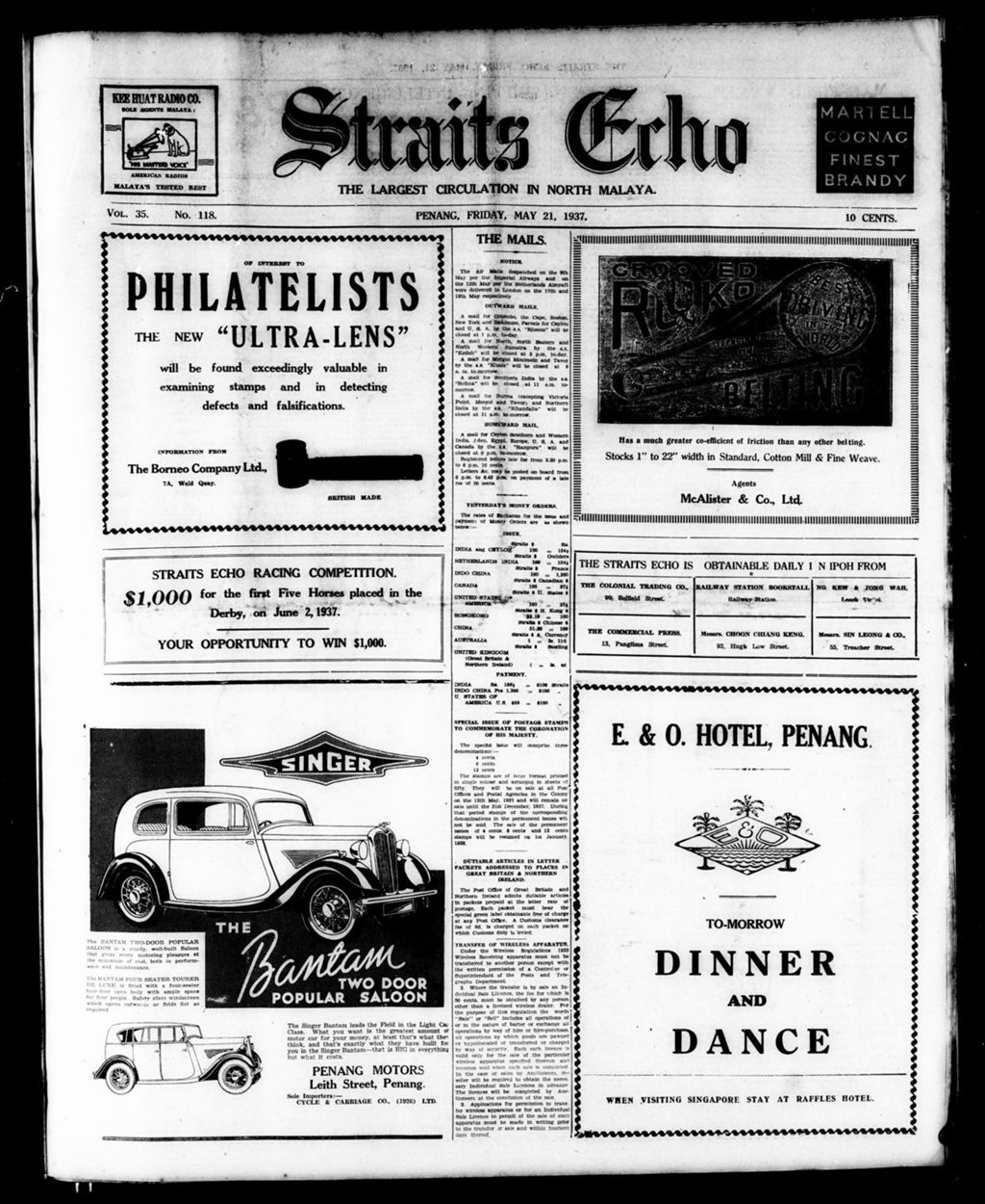 Miniature of Straits Echo 21 May 1937