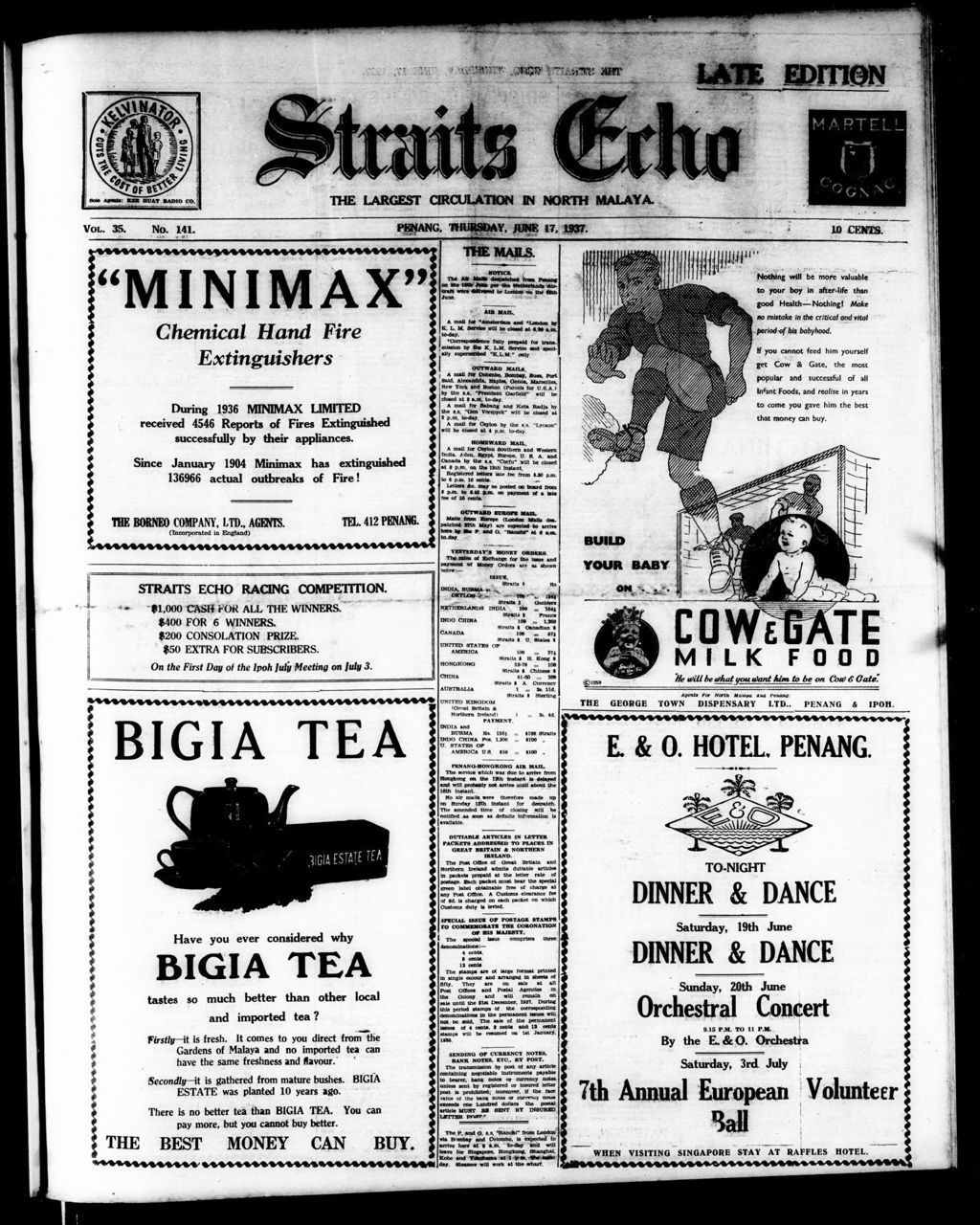 Miniature of Straits Echo 17 June 1937