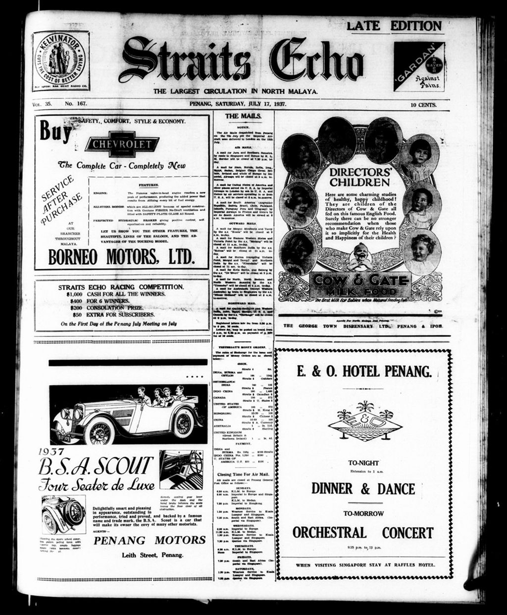 Miniature of Straits Echo 17 July 1937