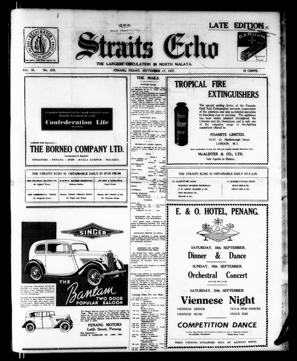 Miniature of Straits Echo 17 September 1937