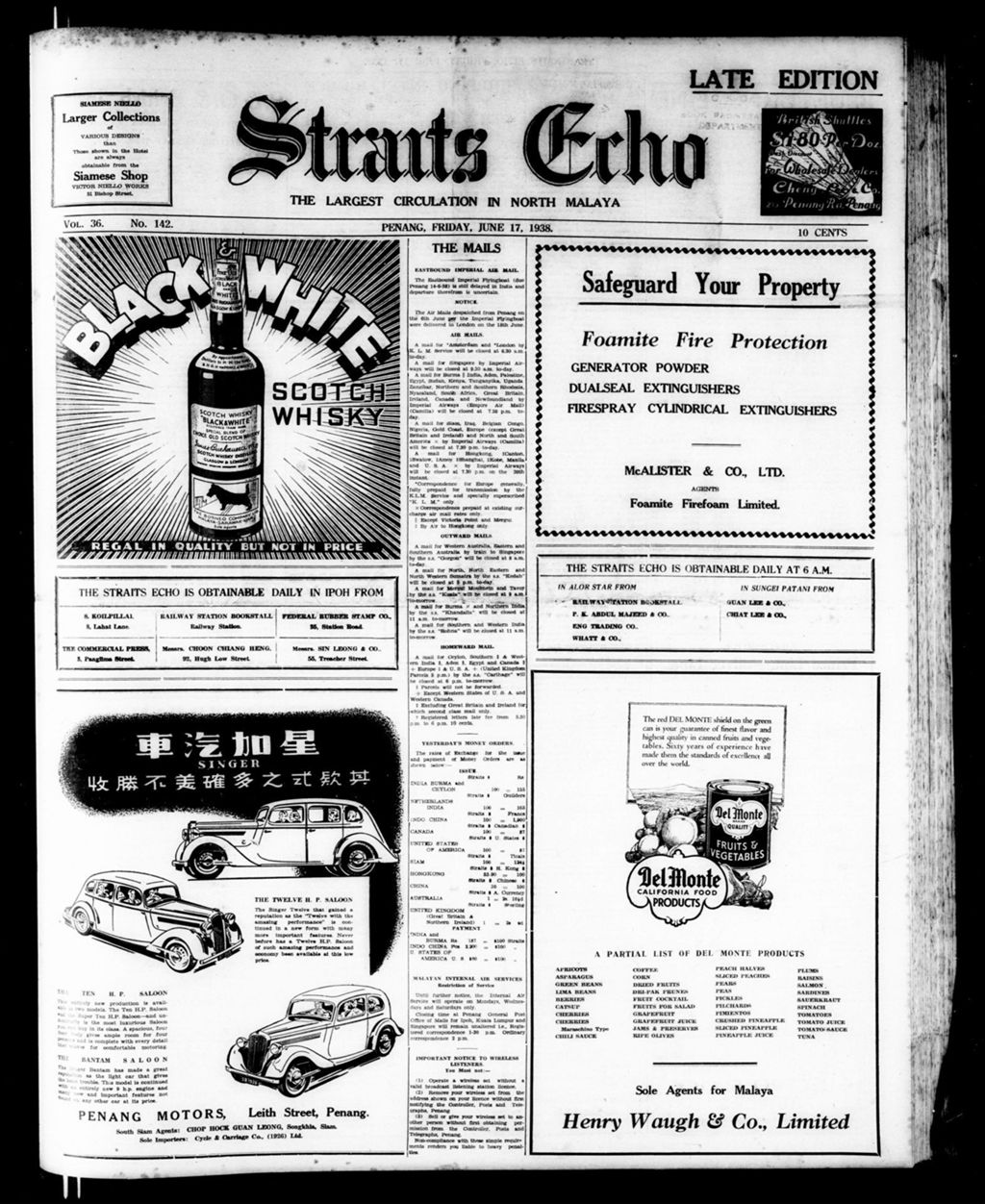 Miniature of Straits Echo 17 June 1938